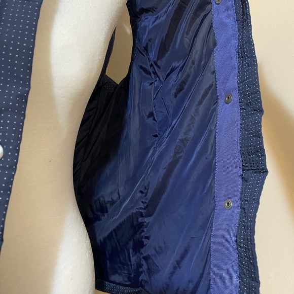 Gap outdoor Edition winter warmth puffer vest navy dots women’s size small - Picture 3 of 9